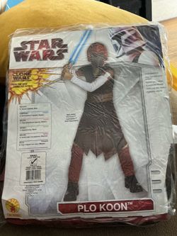 Star Wars The Clone Wars Plo Koon Child Costume in a size small