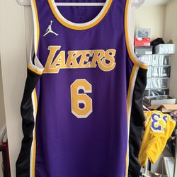 LeBron James #6 Lakers Jersey 