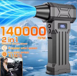 Blower Car Vacuum Cleaner Turbo Fan Cleaning Blowing Tools Violent Jet Fan Summer Hair Dryer Family Electric Air Duster Auto Dust Collector Outdoors P