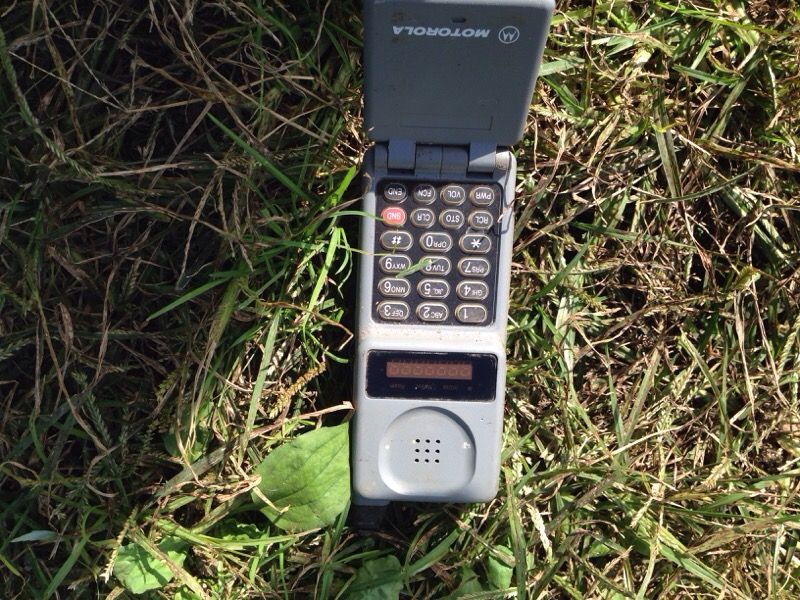1980's flip phone.