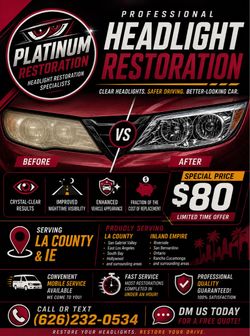 Headlight Restoration repair