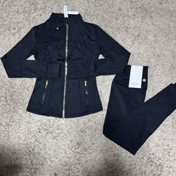 Lululemon Define Jacket And Leggings Set