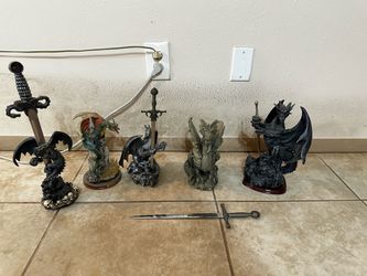 Dragon figurines - $10-40/each - MUST SELL - ESTATE SALE