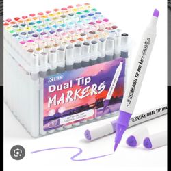XIED Dual Tip Alcohol Ink Markers 120 Colors