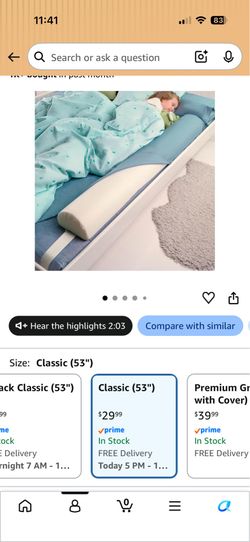 Bed Bumper for Toddlers