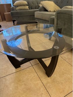 Coffee Table - Round with smaller Table