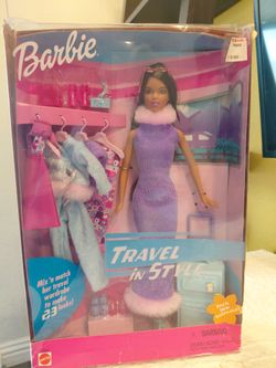 Vintage Barbie Travel in Style Doll 2001 Mattel
