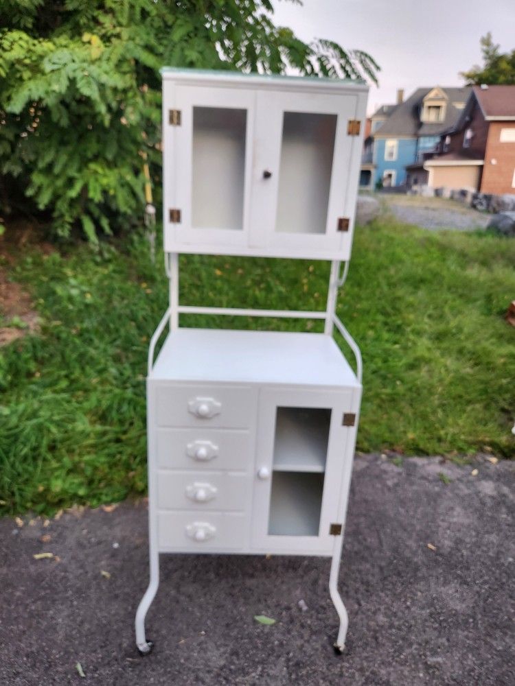 Antique Medical Apothecary Cabinet