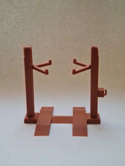 3D Printed Hot Wheels 1:64 Diorama Elevator Garage Set
