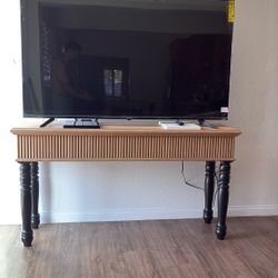 Consoleta De White Oak Sólido 