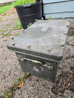 Vintage ammo box