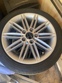 205/50RF17 TIRES AND RIMS