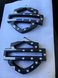 Harley davidson tank logos