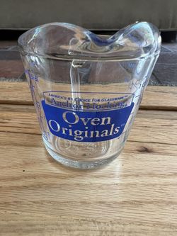 Vintage Anchor Hocking Blue Oven Originals #496 Blue 