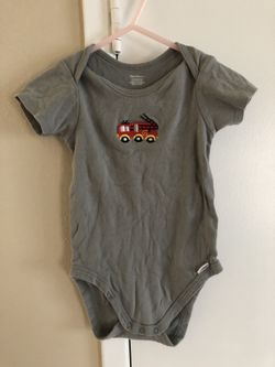 Infant Boys Light Grey Onesie Size 18 Months