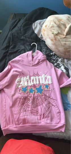 Sp5der Atlanta Pink Hoodie