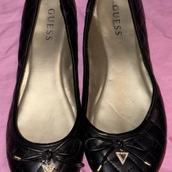 Guess Black Flats Size 9.5.