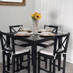Modern Black ITOP Dining / Accent Table – Stylish & Sturdy
