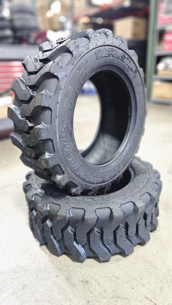 New 25x8.50-14 Bobcat Tractor Tires Set