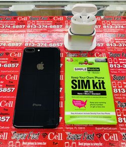 📲🔥iPhone 8 plus 64Gb factory unlocked with warranty