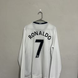 Manchester United 2008-09 Away Ronaldo Jersey Medium (slim Fit)