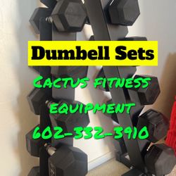Dumbbell Set And Dumbbell Rack