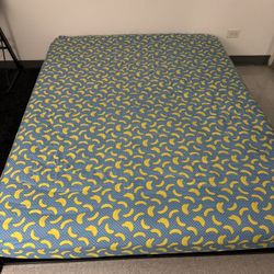 Queen Bed Set, Zinus Bed Frame And Mattress, Sleep Zone Topper (& Microfiber Bedding Set)