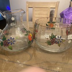 2 Piece Handcrafted Crystal From Romania