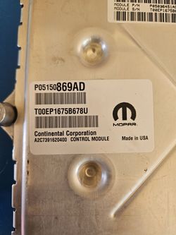 Mopar Ecu