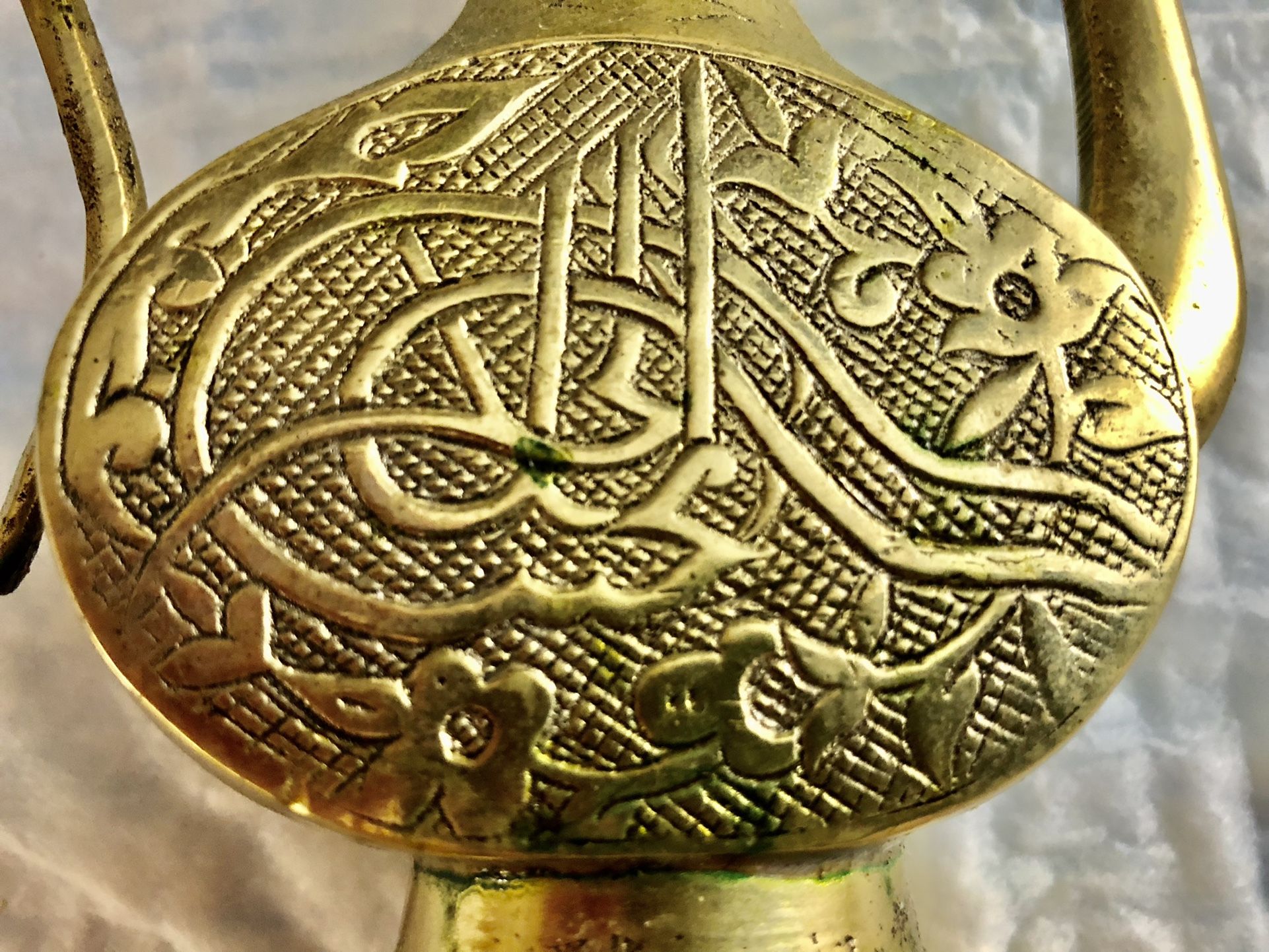 Very Old Antique Aladdin Turkish Lamp Very Heavy Metal