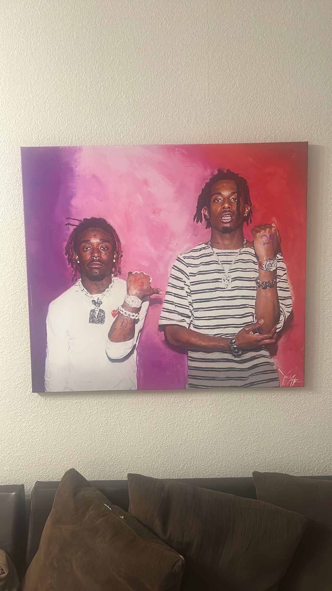 40” X 35” Uzi Carti Portrait (High Quality Print on Canvas)