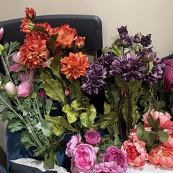 Silk Flowers - Large Variety From Hobby Lobby, Michael’s, & Ling’s