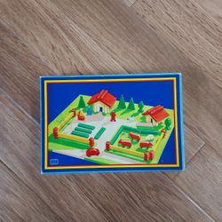 DUSYMA Vintage West Germany My Swiss Chalet No. 463 Wooden Village made In Western Germany  over 60 Pieces Original Box