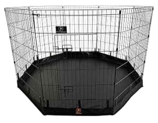 Brand New  36" Inch Tall Exercise Play Pen With Door and Cover/Floor  For Dogs or Puppies