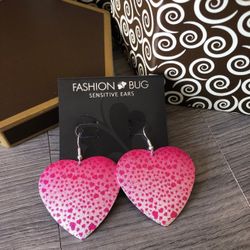 Infinity Hearts Statement Earrings