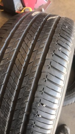 245/55/17 run flat used tire in good condition for sale