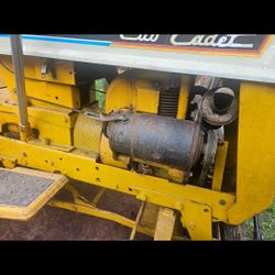 Vintage Cub Cadet 127 Tractor With Deck And Plow 