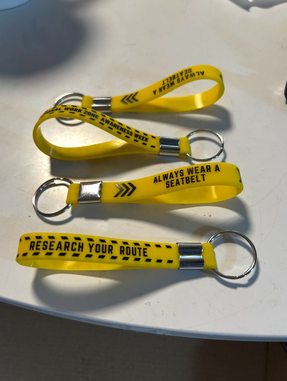 Safety Message Key Chain  40 PCs 