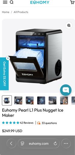 Euhomy Pearl L1 Plus Nugget Ice Maker