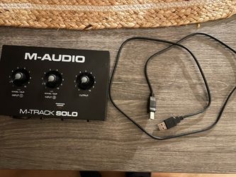 M audio m track solo interface