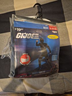 Brand New GI Joe Snake Eyes Kids costume Size Small (4-6)