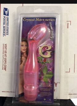 Crystal Mars G-Spot Waterproof 7” Vibrator - Pink