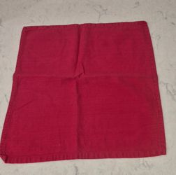 Red cloth napkins, 2 count