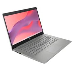 HP - 14" Chromebook - Intel Celeron - 4GB Memory - 64GB eMMC - Modern Grey