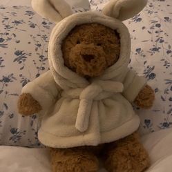 jellycat bartholomew teddy bear in bathrobe 