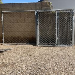 Chain Link Fencing Panels W/Gate For Dog Run