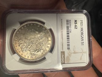 1921 ms62 Morgan