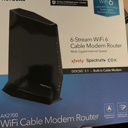  Netgear AX2700 WiFi Cable Model Router