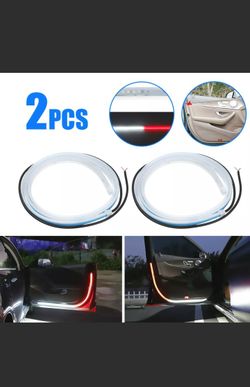 Anti-collision Car Door Opening Warning LED Strip Light Flashing Signal Safety