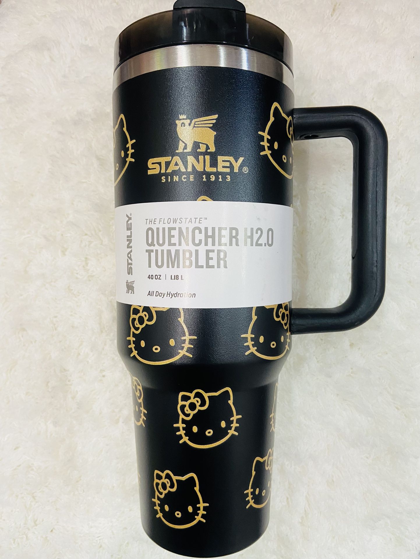 Black And Gold Hello Kitty Stanley
